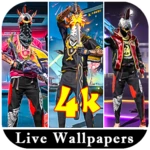 fff live gaming wallpapers android application logo